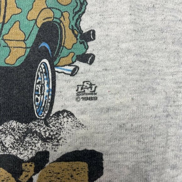 vintage 80’s Hunter’s Limousine t shirt size Large 1989 Single Stitched - Picture 3 of 8